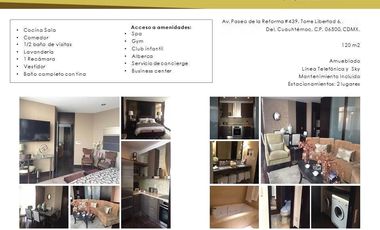 Departamento en renta en Colonia Cuauhtémoc, Cuauhtémoc