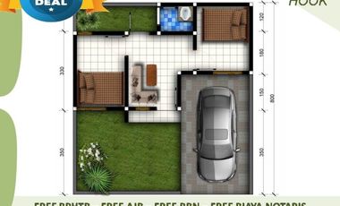 Rumah Dijual di Malang Tipe 25/107 Free Biaya2 View Katu