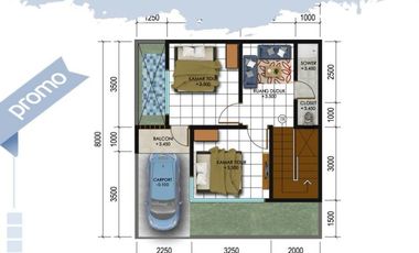 VIEW ARJUNA RUMAH VILLA MURAH DI KOTA BATU TIPE 67