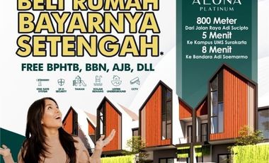 [ Sebelah kampus Ums ] rumah hadap kolam renang