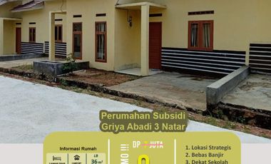 perumahan subsidi FREE 1 angsuran dan DP di deket pasar