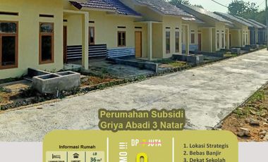 perumahan subsidi FREE 1 angsuran dan DP di deket pasar