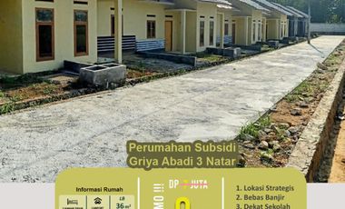 perumahan subsidi FREE 1 angsuran dan DP di deket pasar