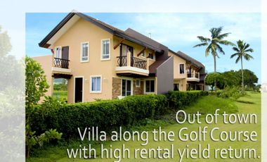 Out of town villa along the golf course with high rental yield return