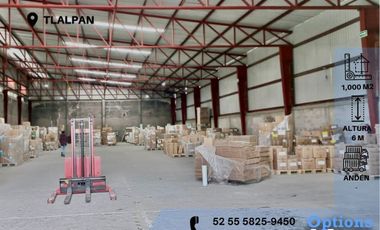 Immediate rent in Topilejo, Tlalpan of an industrial warehouse