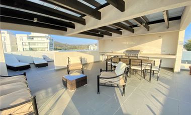 Amplio departamento duplex en condominio Marbella
