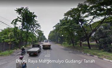 Dijual Gudang/ Tanah raya Margomulyo strategis dekat akses tol dan dekat teluk lamong