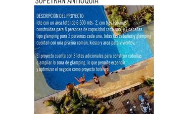 HERMOSO PROYECTO EN VENTA SOPETRAN ANTIOQUIA