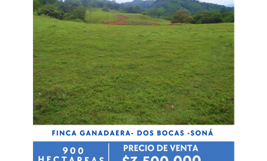 SE VENDE FINCA GANADERA EN DOS BOCAS - SON