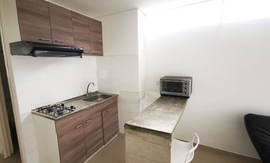 apartaestudio en arriendo en edificio la obra piso 5. Cod A12481