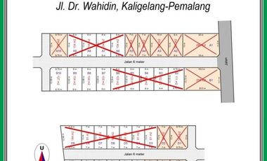Tanah Pemalang 1 Jt-an, Dekat Wapres JK Kaligelang, Include Fasum