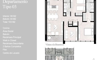 Departamento en Venta Santa Catarina frente a Valle Poniente