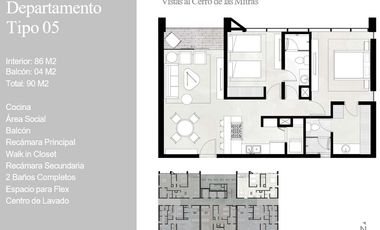 Departamento en Venta Santa Catarina frente a Valle Poniente