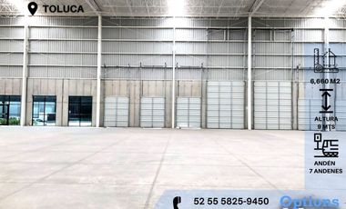 Incredible warehouse for rent in Toluca