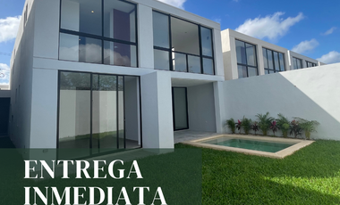 Casa en venta Mérida Temozón Norte, Génova, 3 habitaciones, entrega inmediata