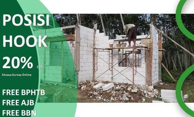 Rumah Dijual di Malang Tipe 25/107 Free Biaya Dekat Kampus