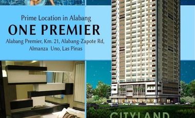 TWO PREMIER STUDIO TYPE- NEAR ATC, SM SOUTH MALL AND VILLAGE SQUARE. CITYLAND ONE PREMIER