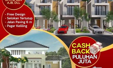 Rumah Cluster lokasi dekat SPBU Malangjiwan (pomo cash back jutaan)