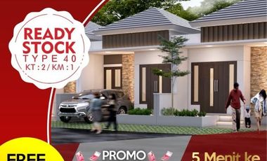 Rumah Cluster lokasi dekat SPBU Malangjiwan (pomo cash back jutaan)