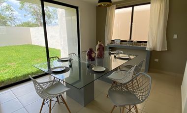 Casa de 3 recámaras en privada con amenidades en Conkal, Mérida