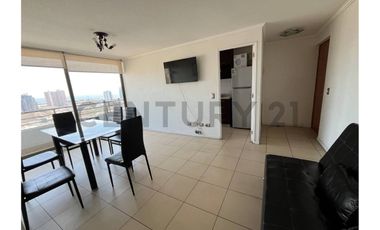 Se arrienda Dpto amoblado sector centro vista al mar