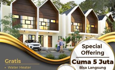 RUMAH VILLA CANTIK MEWAH ASRI KONSEP SMARTHOME DKT PUNCAK