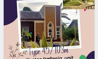 Rumah sharia type 45 luas tanah 103 cuma 399jt di Dramagaresort Ciampea Bogor