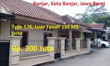 Rumah Nyaman Type 126 LT 156 M2 di Perum Balokang Kota Banjar.