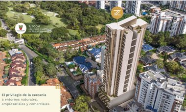 VENTA DE APARTAMENTOS EN SOBRE PLANOS CERCA DEL CLUB CAMPESTRE PROYECTO Zima  Living Cañaveral. Cod V9048
