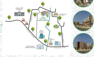 Apartemen / Kost Syariah Terbesar dekat kampus IPB Dramaga mulai 270jutaan