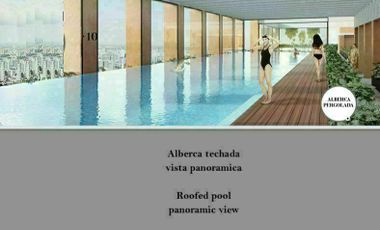 Condominio 2 rec + estudio , amenidades de lujo con vistas panorámicas, alberca.