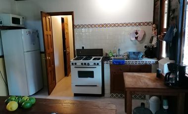 Cabaña campestre en privada arbolada