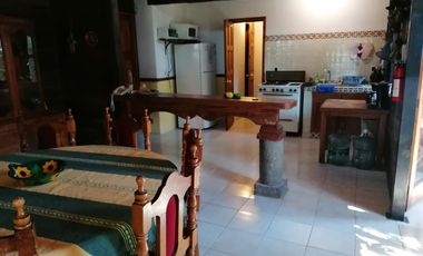 Cabaña campestre en privada arbolada