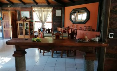 Cabaña campestre en privada arbolada
