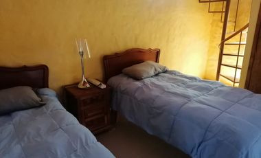Cabaña campestre en privada arbolada