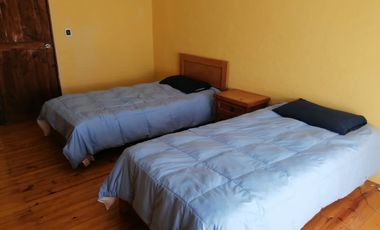 Cabaña campestre en privada arbolada