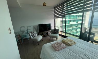 Se arrienda Dpto. 1D Amoblado vista al mar