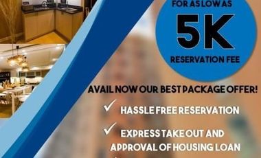 PROMO: 5K TO RSRV+60% DP DISC FOR 30.60sqm 2BR RESERVATION