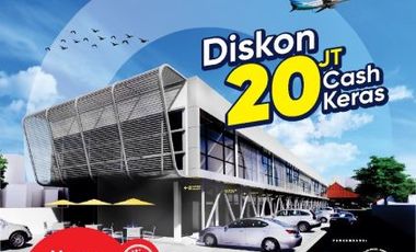 Ruko 2 lantai di jalur utama ke bandara NYIA
