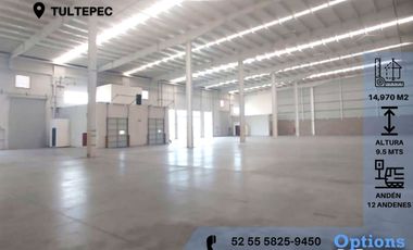 Incredible warehouse for rent in Tultepec