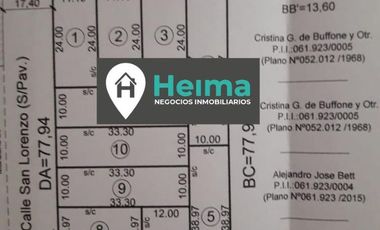 Lote en venta de 389.7m2 ubicado en Lehmann