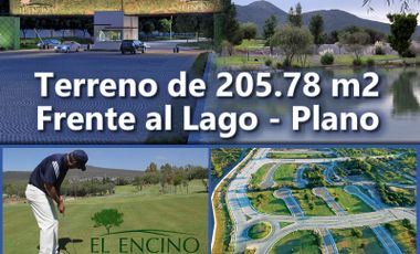 Se Vende Hermoso Terreno de 205.78 m2 en El Encino Residencial, Golf, Lago
