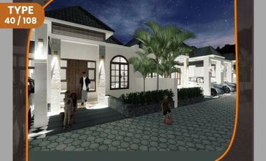 rumah minimalis dalam komplek cluster