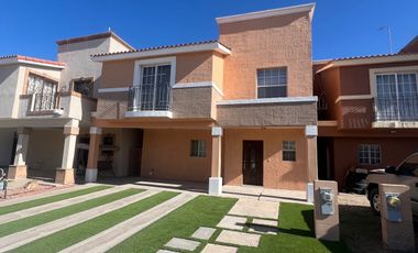 bonita residencia en renta en ciudad juarez en conjunto privado