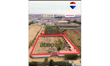 Se Alquila Terreno En Huanchaco De 5000 Mt2 En Esquina A 4000 Dólares