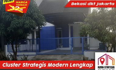 Sewa Cluster Hook Jl Utama Kranji Strategis dkt Stasiun Tol ke Jakarta