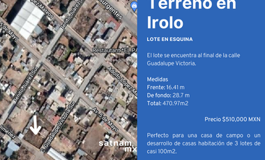 Venta de Terreno en Irolo, cerca de zona Industrial Sahagún