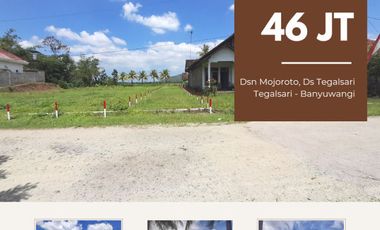 Tanah dijual di Andongsari, Tegasari, Banyuwangi, Jawa Timur