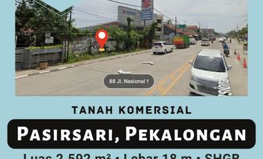 TANAH KOMERSIAL PASIRSARI PEKALONGAN BARAT