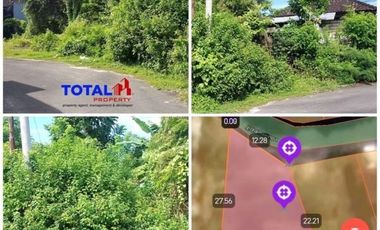 Tanah Ngantong lokasi Perbatasan Goa Gong Ungasan Pinggir jalan
